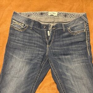 Ariat Women's Dark Blue Boot Cut Jeans